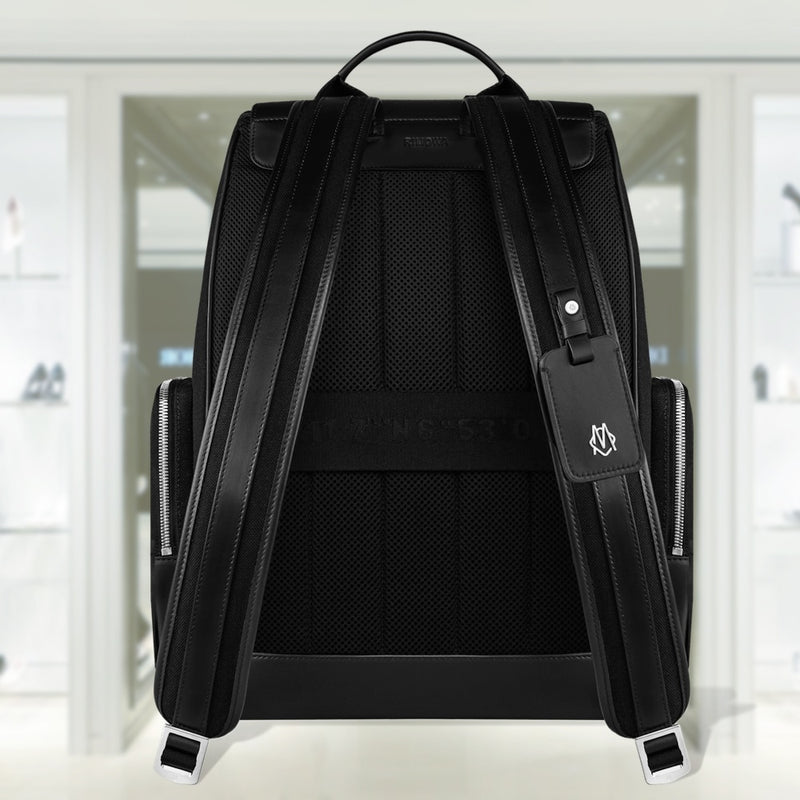 NEVER STILL - CANVAS Flap Backpack Large