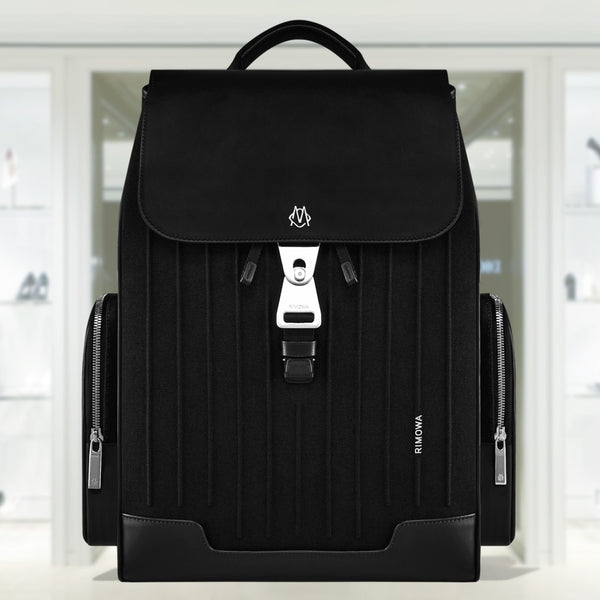 NEVER STILL - CANVAS Flap Backpack Large