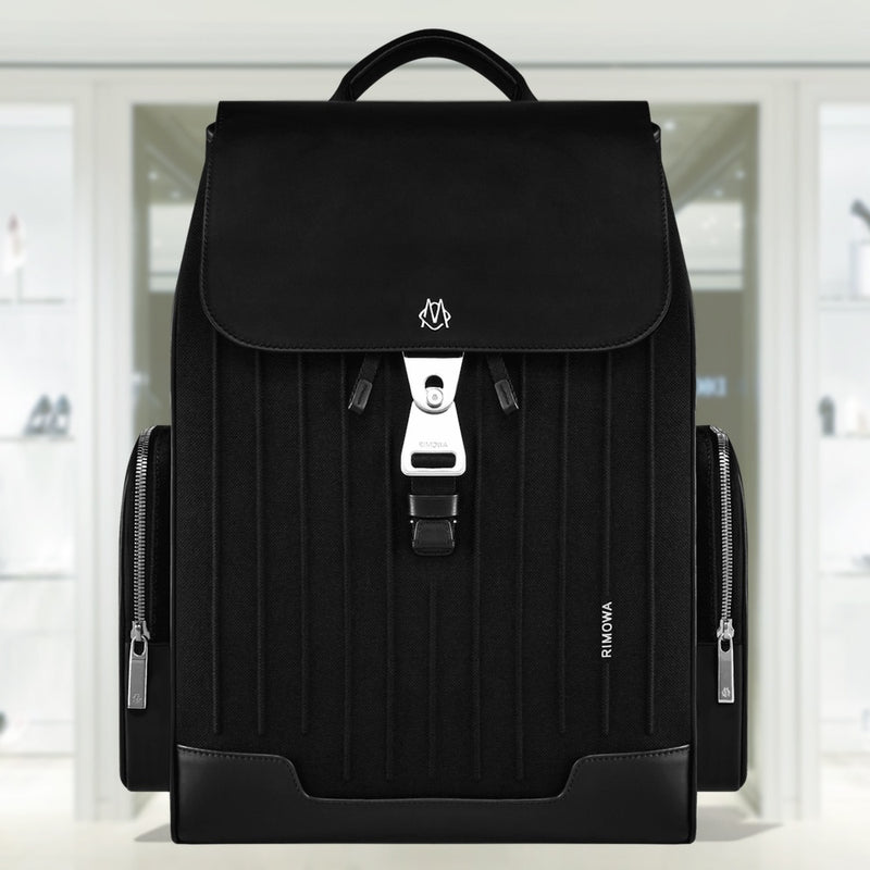 NEVER STILL - CANVAS Flap Backpack Large