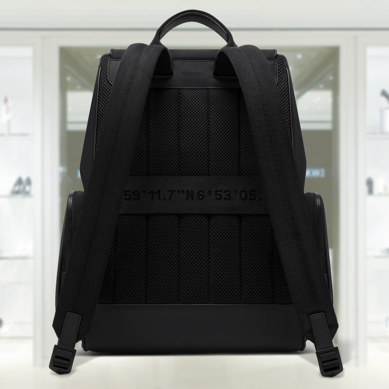 NEVER STILL - NYLON Flap Backpack Large