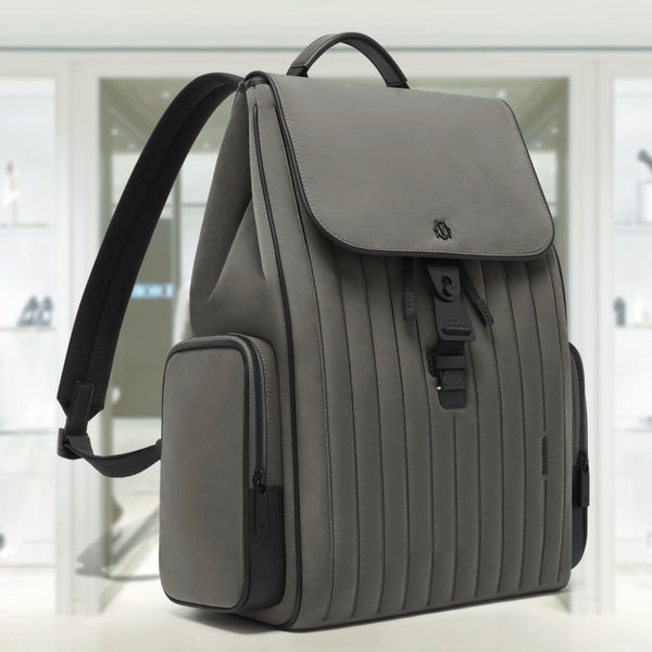 NEVER STILL - NYLON Flap Backpack Large