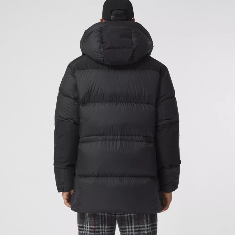 Logo applique detachable hood puffer coat Outlet