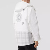 Reflective Check Panel Technical Hooded Parka