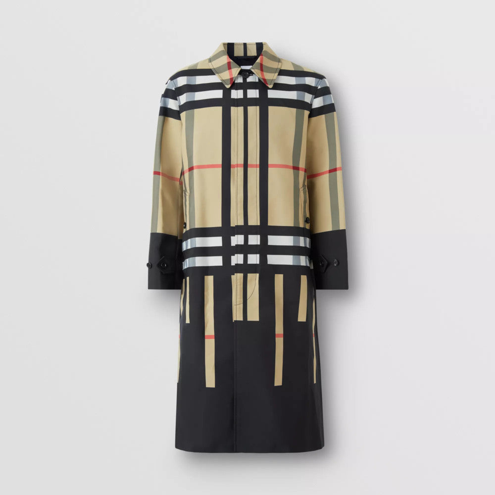 Burberry Sliced Check Nylon Car Coat 80544741 – BORDER-GARA