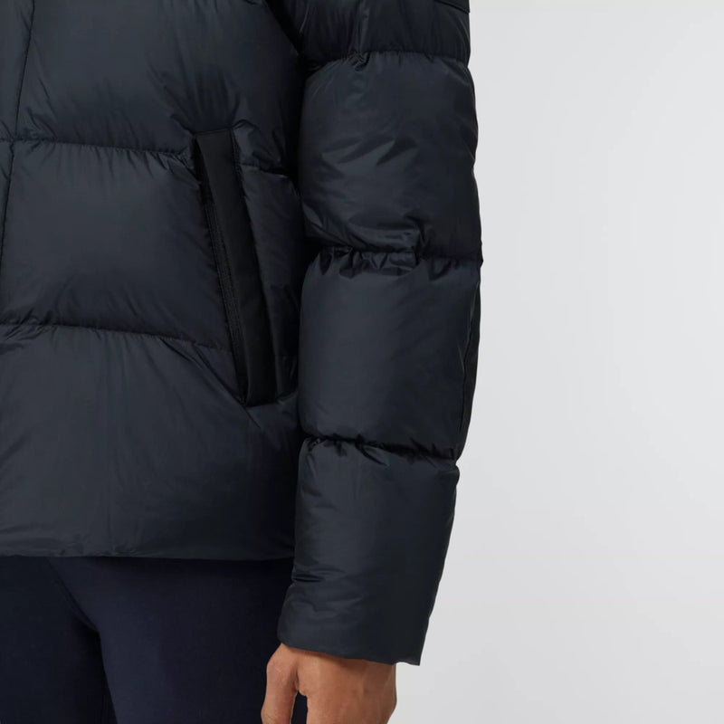 Detachable Sleeve Hooded Puffer Jacket