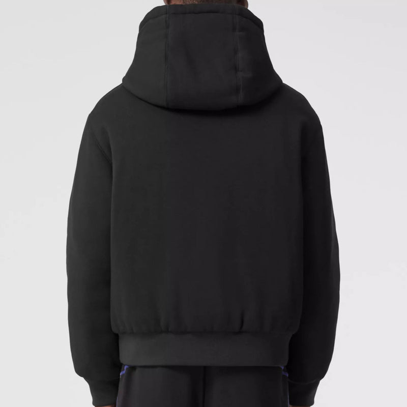 Reversible Cotton Blend Hooded Jacket