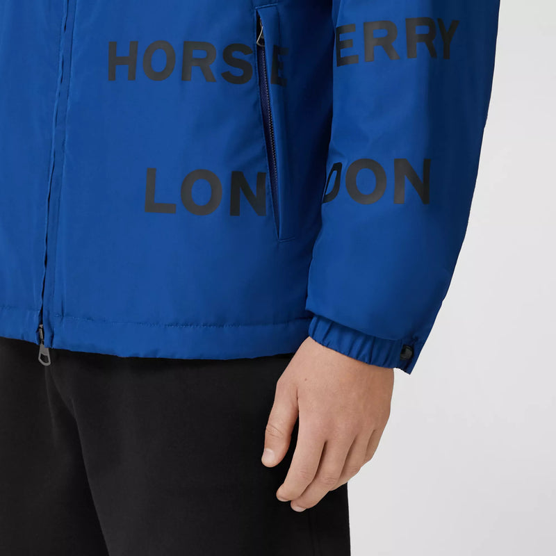 Horseferry Print Lightweight Hooded Jacket