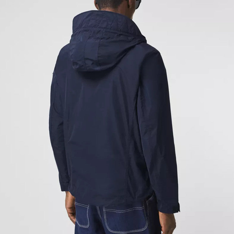 Packaway Hood Shape-memory Taffeta Jacket