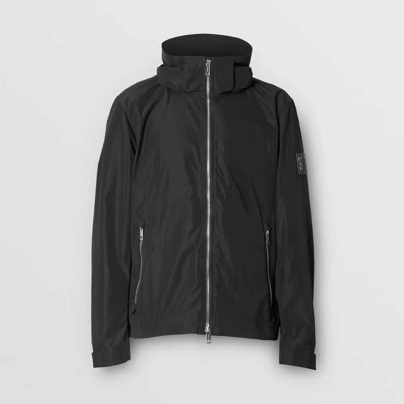 Packaway Hood Shape-memory Taffeta Jacket