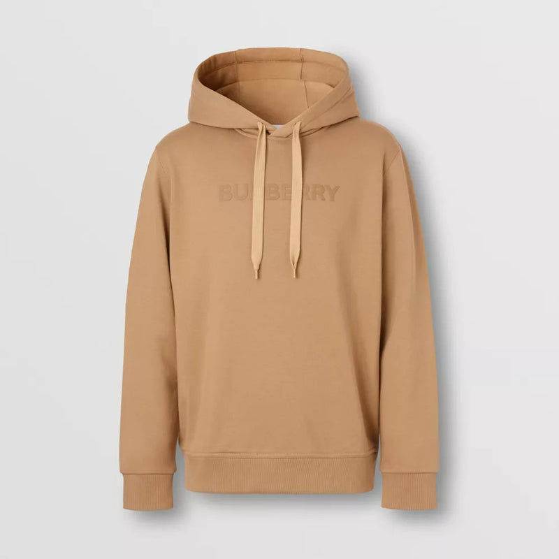 Logo Print Cotton Hoodie