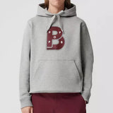 Letter Graphic Print Cotton Hoodie