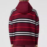 Icon Stripe Intarsia Wool Oversized Hoodie