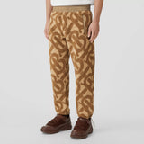 Monogram Fleece Jacquard Jogging Pants