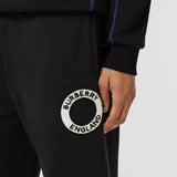 Logo Graphic Applique Cotton Jogging Pants