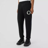 Logo Graphic Applique Cotton Jogging Pants