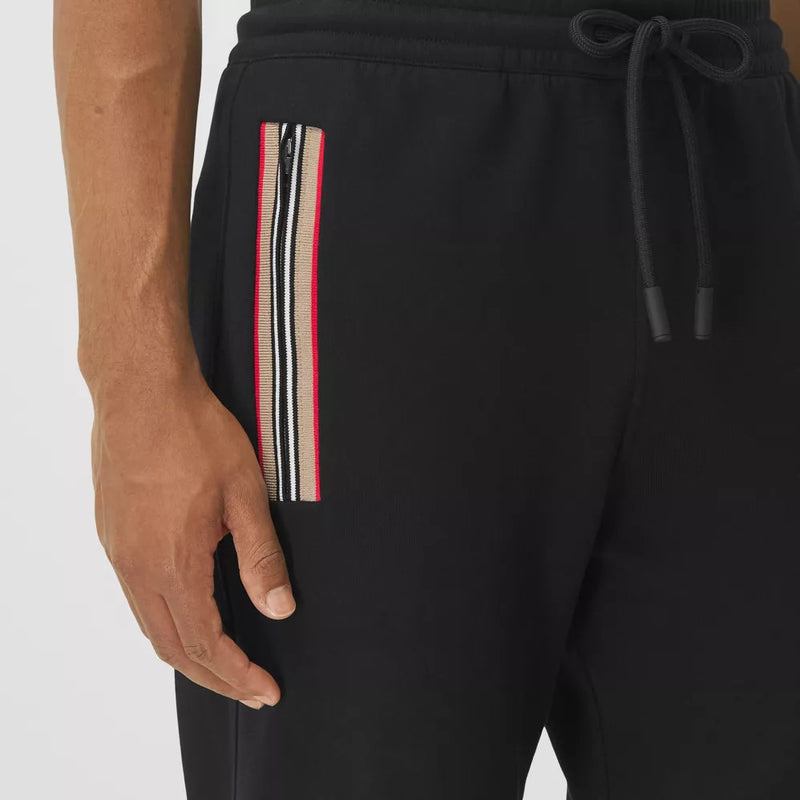 Icon Stripe Detail Cotton Jogging Pants