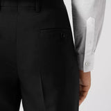 Classic Fit Wool Mohair Tailored Trousers