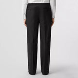 Wool Cashmere Wide-leg Trousers