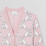 Rabbit Print Technical Wool Cardigan