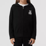 Thomas Bear Applique Cashmere Hooded Top