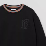 Monogram Motif Cotton Sweatshirt