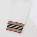 Icon Stripe Detail Wool Blend Dress