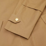 Detachable Hood Cotton Twill Car Coat