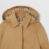 Detachable Hood Cotton Twill Car Coat