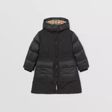 Horseferry Print Down-filled Puffer Coat