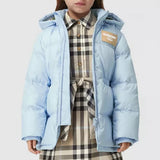 Detachable Hood Nylon Puffer Coat