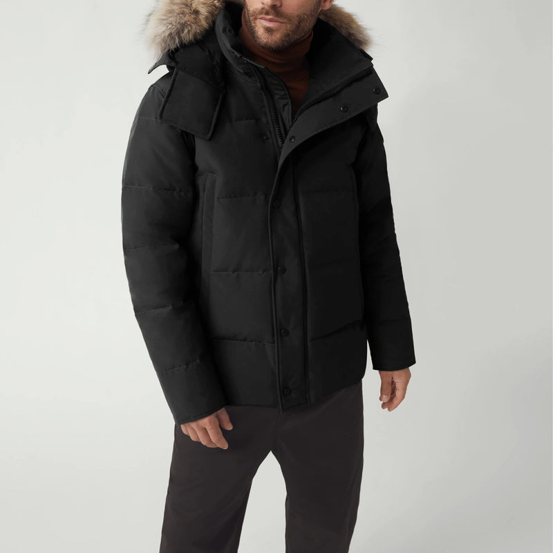 Canada Goose Wyndham Parka Black Label Heritage side view
