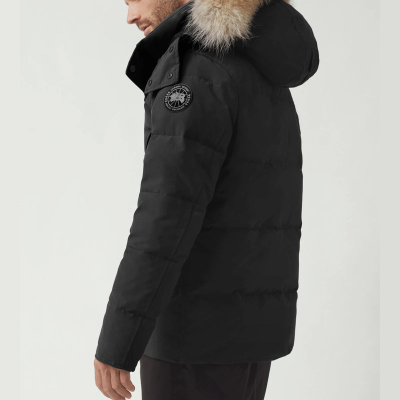 Canada Goose Wyndham Parka Black Label Heritage back detail