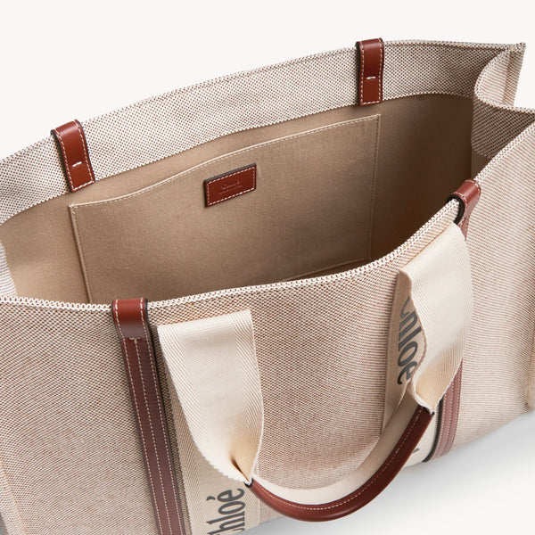 large woody tote bag