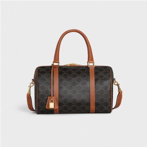 BOSTON BAG IN TRIOMPHE