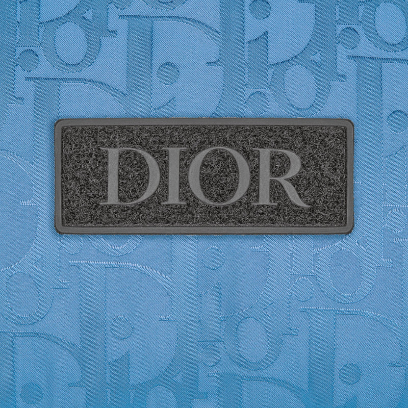 Dior - Dior Oblique Down Jacket Blue Technical Jacquard - Size 46 - Men