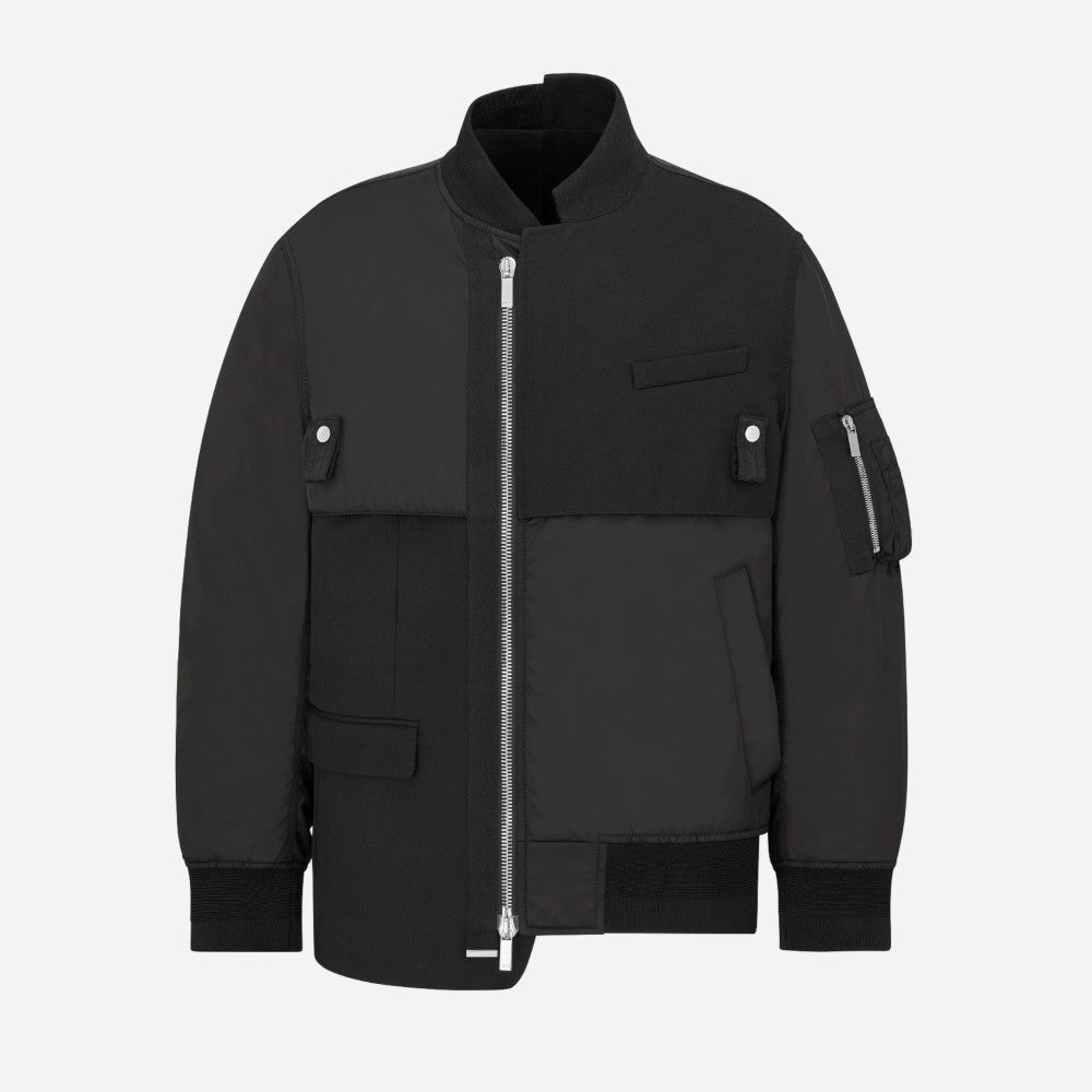DIOR DIOR AND SACAI HYBRID BOMBER JACKET 213C443A4732_C989