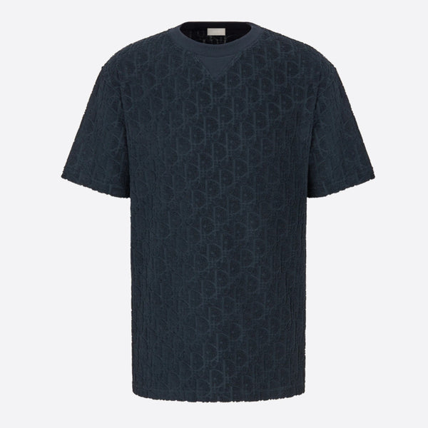 DIOR DIOR OBLIQUE T-SHIRT WITH A RELAXED FIT 