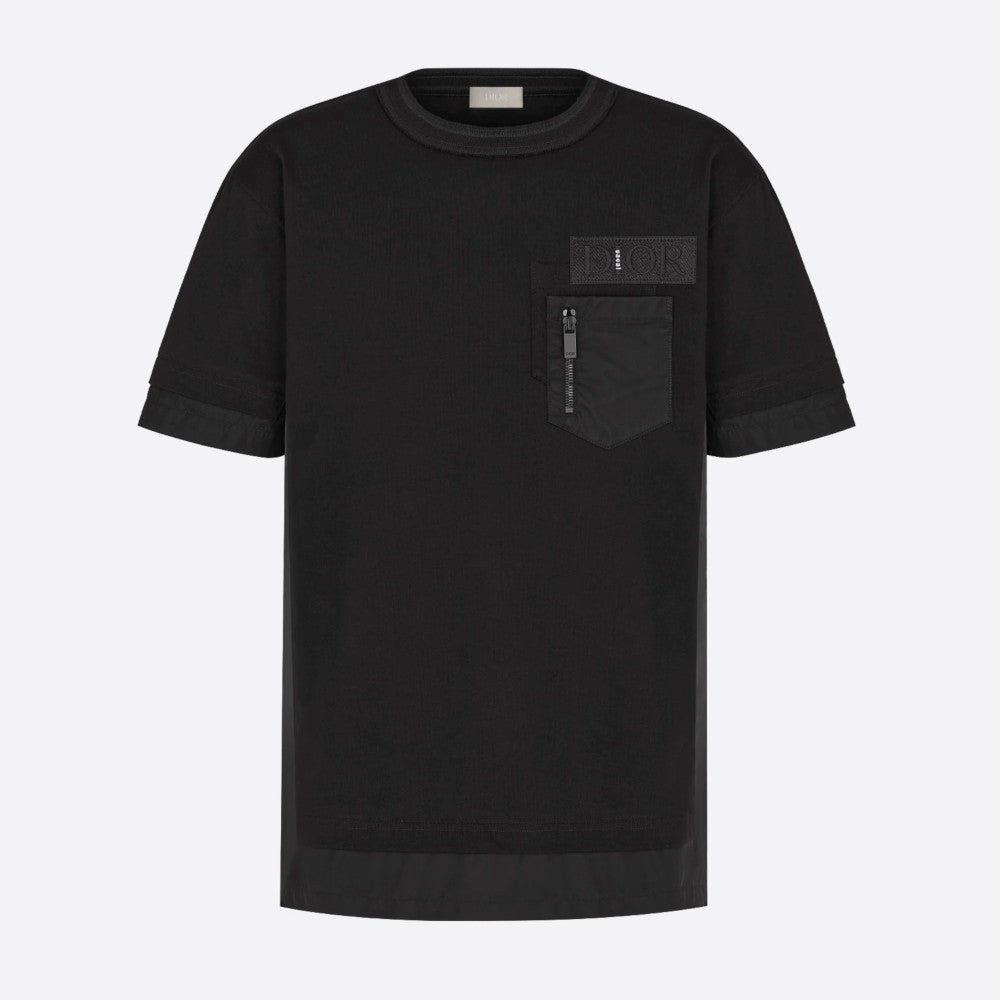 DIOR DIOR AND SACAI T-SHIRT 213J669A0554_C989 – BORDER-GARA