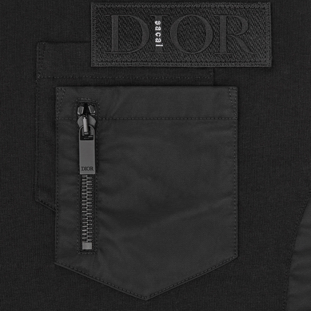 DIOR DIOR AND SACAI T-SHIRT 213J669A0554_C989 – BORDER-GARA