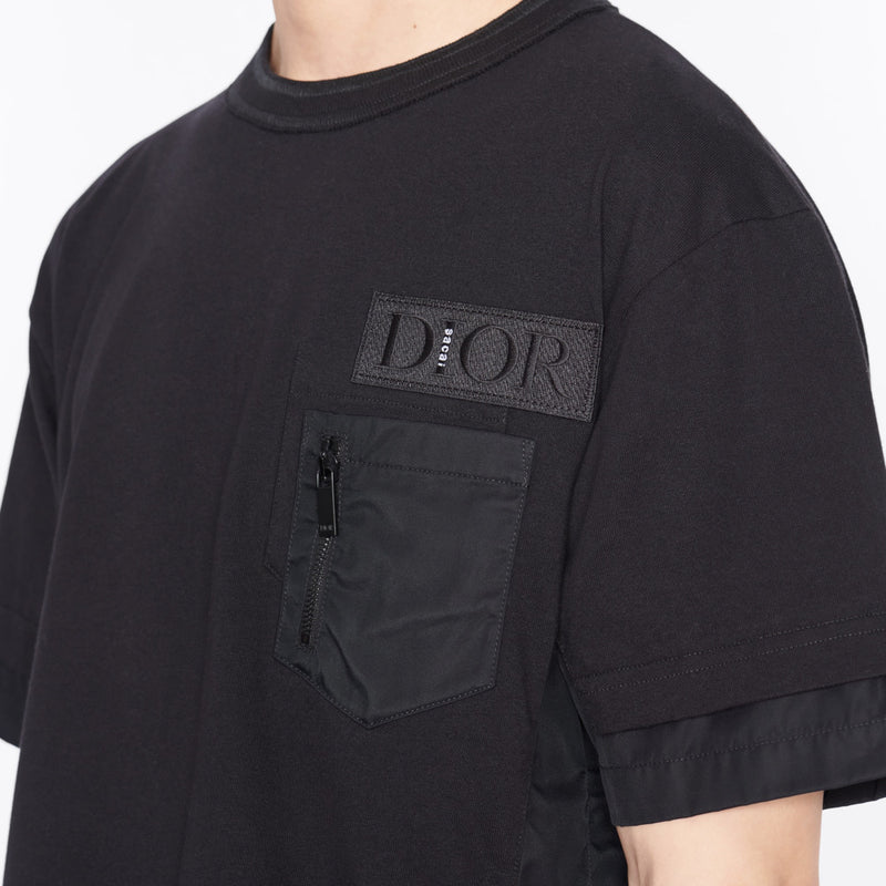 DIOR DIOR AND SACAI T-SHIRT 213J669A0554_C989 – BORDER-GARA