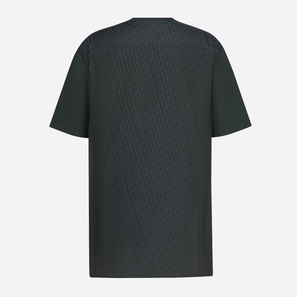 DIOR DIOR OBLIQUE T-SHIRT WITH A RELAXED FIT