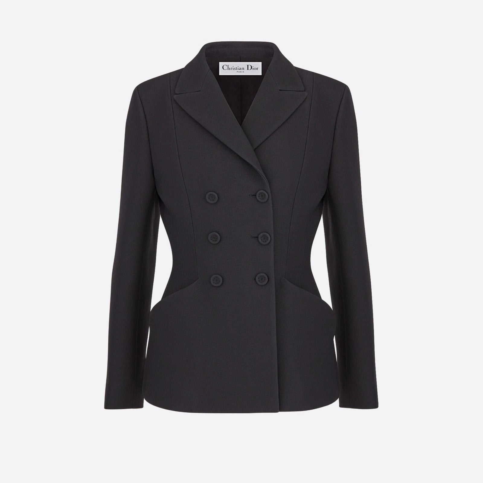 ジャケット・アウター Christian Dior tailored jacket 3B $3500 NEW CHRISTIAN DIOR SHORT-SLEEVE CROPPED BAR JACKET