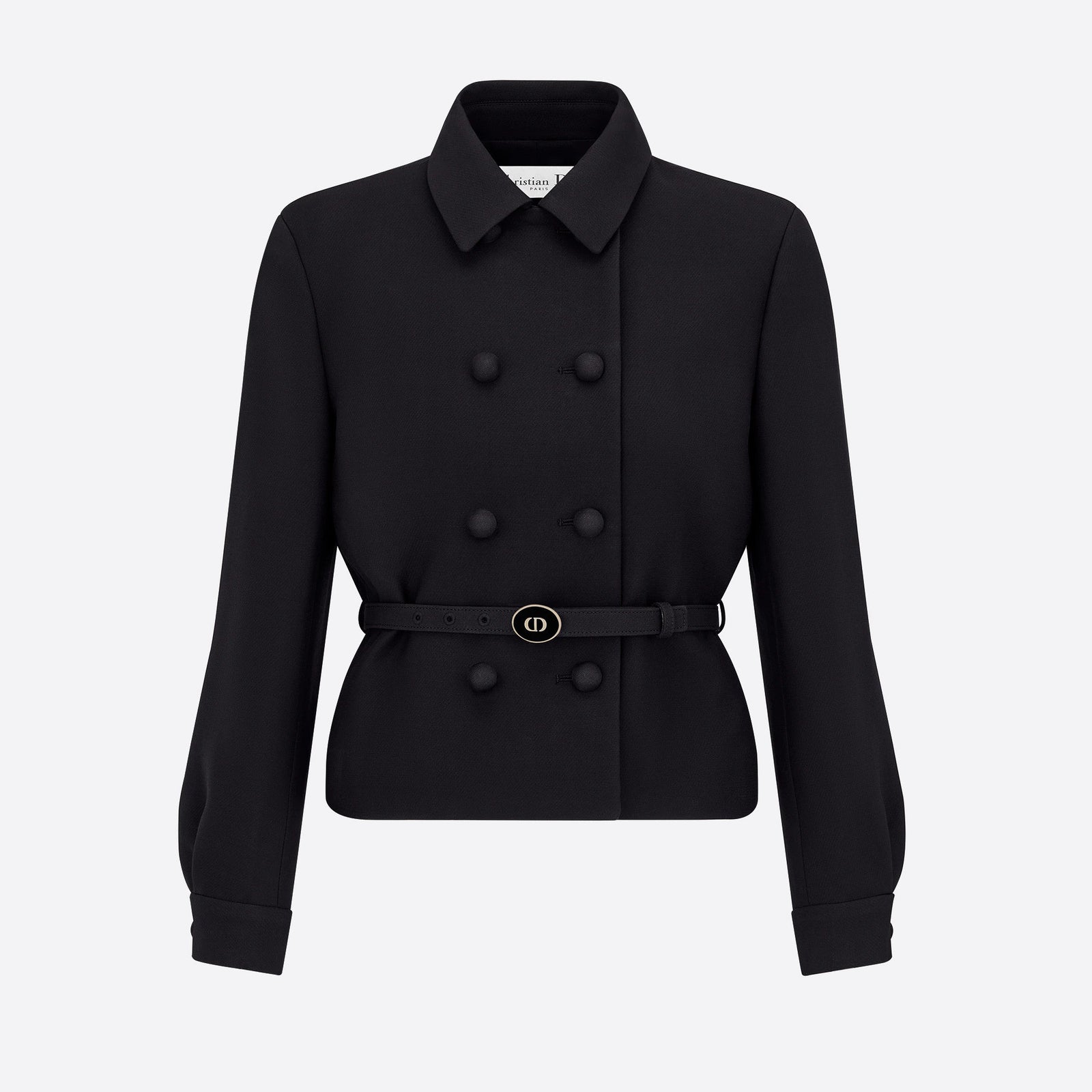 Dior V09 FITTED JACKET WITH BELT 221V09A1166_X9000 – BORDER-GARA