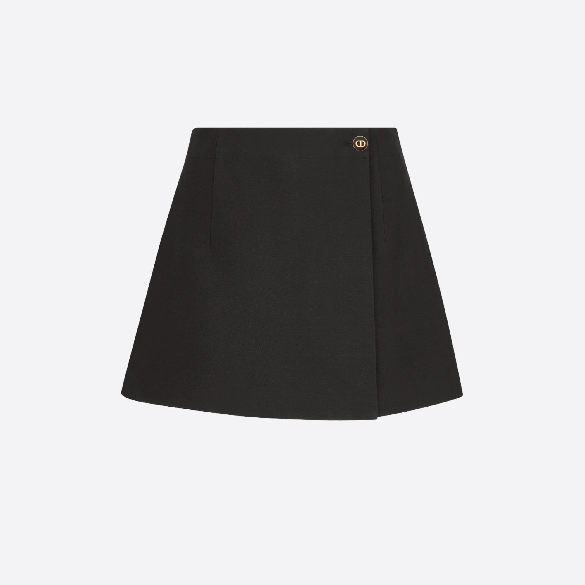 Dior SKORT WITH 'CD' BUTTON 121P45B1166_X9000 – BORDER-GARA