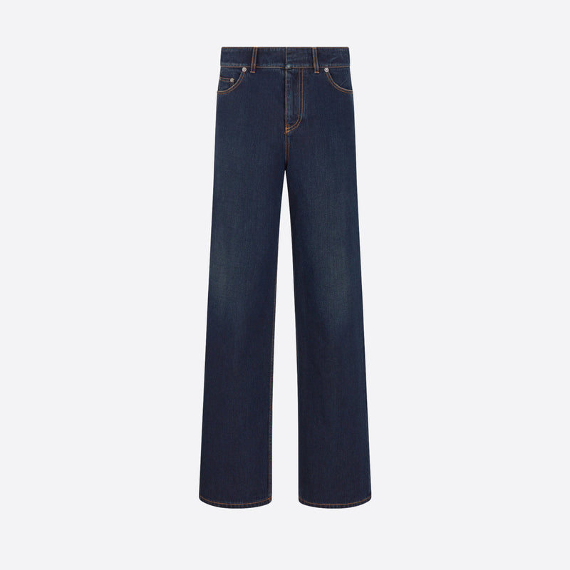 COUTURE STYLE FLARED DENIM JEANS