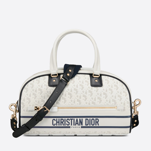MEDIUM DIOR VIBE ZIP BOWLING BAG