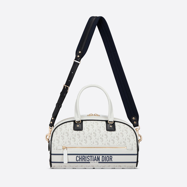 MEDIUM DIOR VIBE ZIP BOWLING BAG