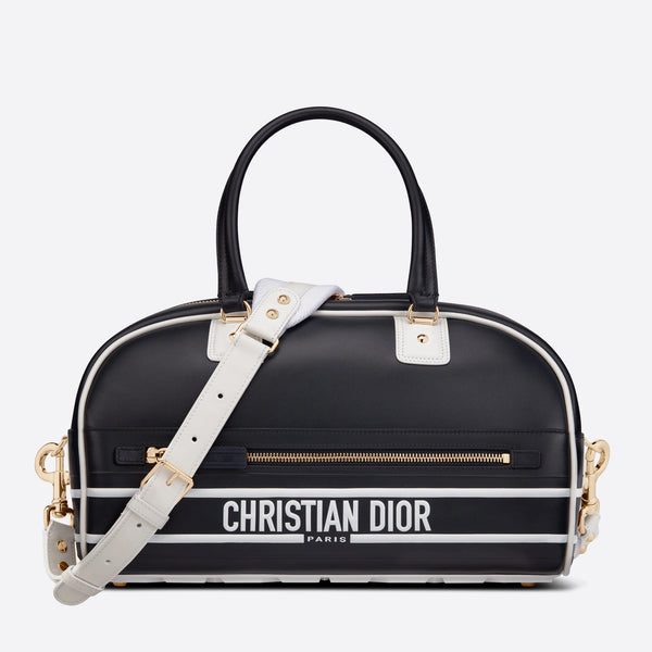 MEDIUM DIOR VIBE ZIP BOWLING BAG