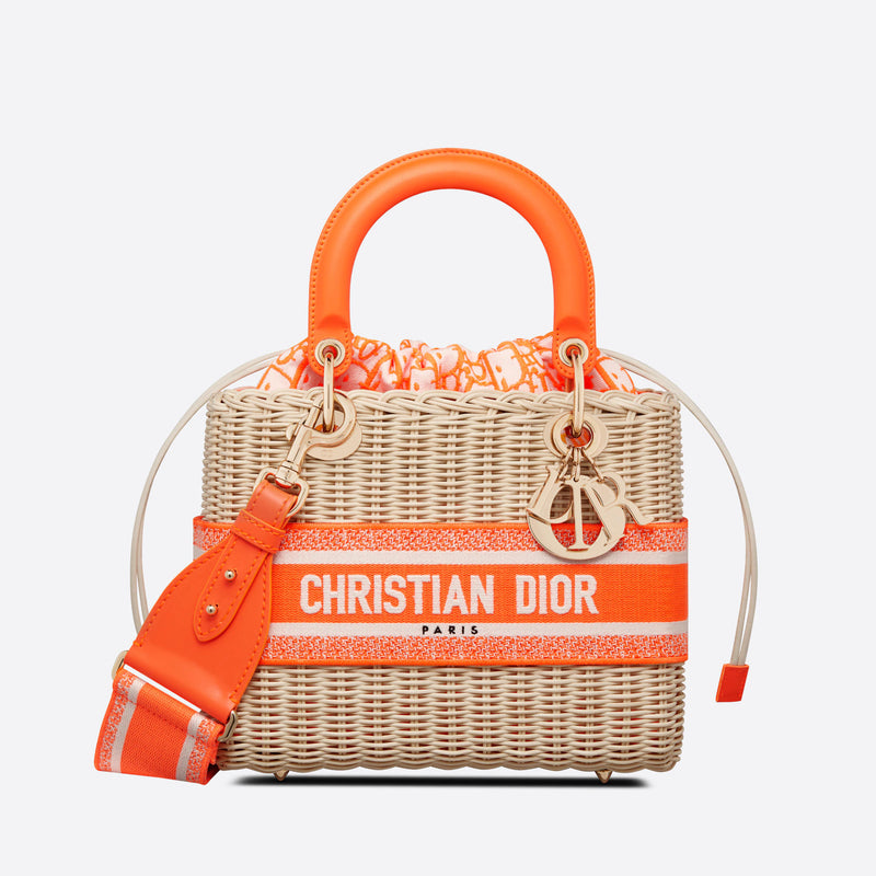 Christian Dior Medium Lady Dior Cannage Leather Bag