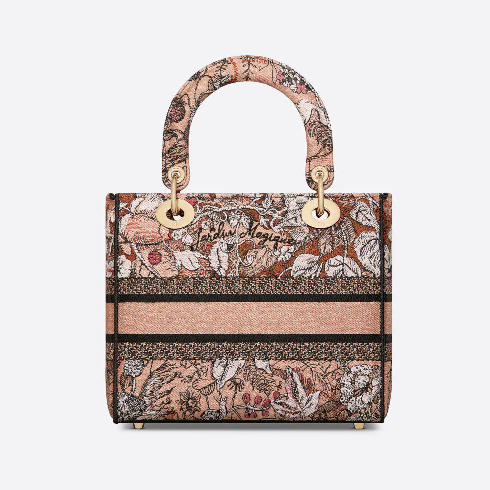 Dior MEDIUM LADY D-LITE BAG M0565ORZI_M973 – BORDER-GARA
